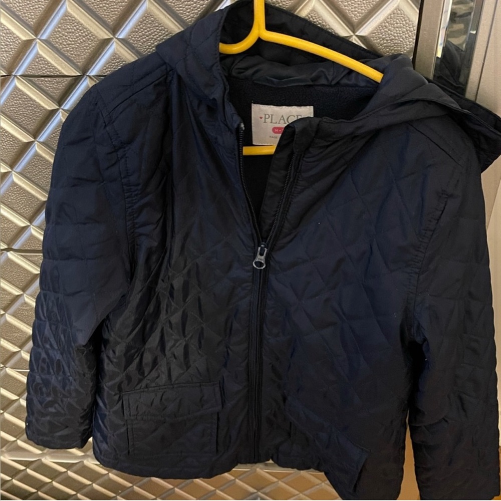 Girls quilted puffer jacket